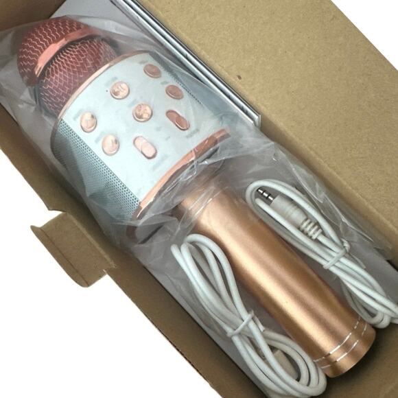 Microphone Ws-858 Wireless Karaoke Handheld USB Ktv Player Bluetooth Speaker - Picture 2 of 3